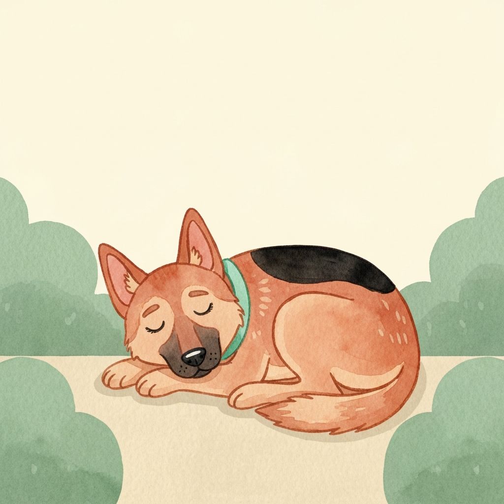 A dog curled up asleep — the 48–72h decompression window that trigger stacking is about