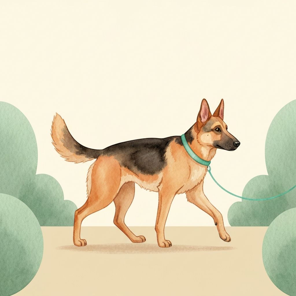 A calm walk on a loose leash — the outcome the daily plan is built for